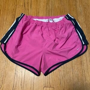 Nike Women's Athletic Shorts in Pink and Black